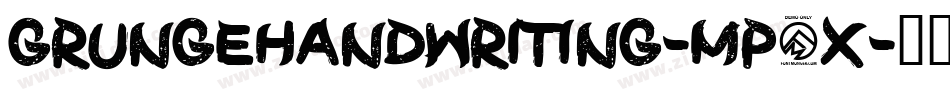 GrungeHandwriting-mp5x字体转换