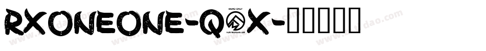 RxOneone-q5x字体转换 RxOneone-q5x字体转换