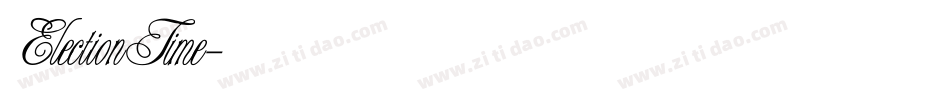 ElectionTime字体转换
