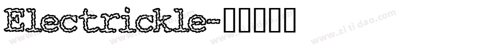 Electrickle字体转换