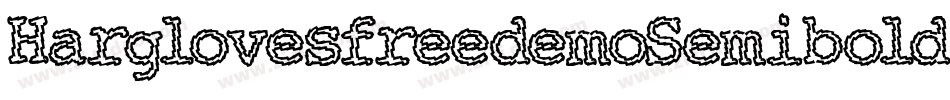 HarglovesfreedemoSemibold-rg4qL字体转换