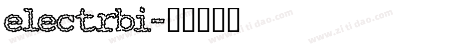 electrbi字体转换