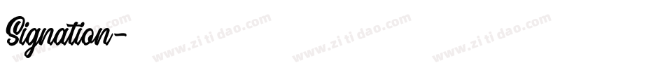 Signation字体转换