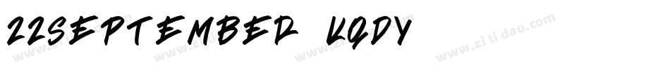 22September-KqDy字体转换