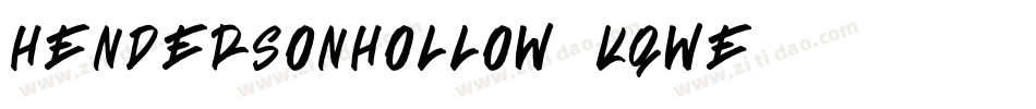 HendersonHollow-KqWe字体转换 HendersonHollow-KqWe字体转换