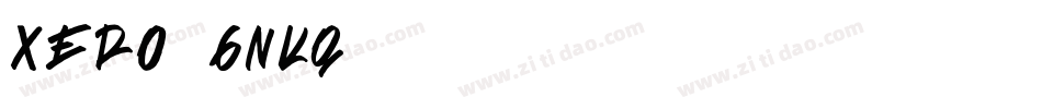 Xero-6nKq字体转换