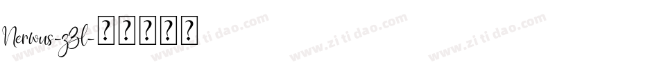 Nerwus-zZl字体转换
