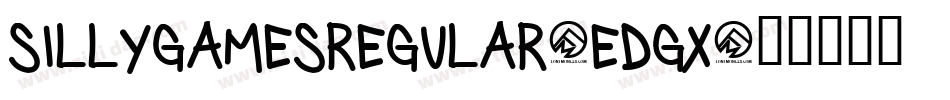 SillyGamesRegular-eDGx字体转换