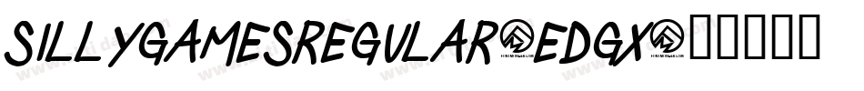 SillyGamesRegular-eDGx字体转换