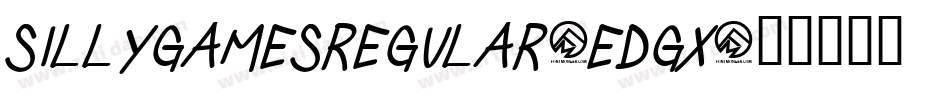 SillyGamesRegular-eDGx字体转换