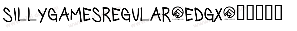 SillyGamesRegular-eDGx字体转换