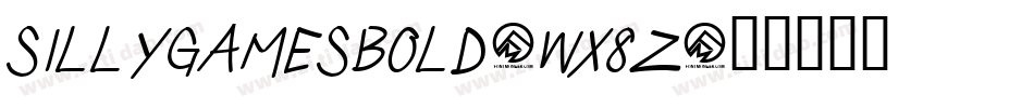 SillyGamesBold-WX8z字体转换