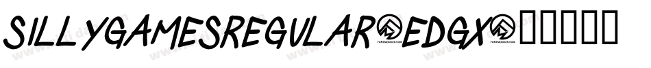 SillyGamesRegular-eDGx字体转换