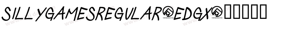 SillyGamesRegular-eDGx字体转换
