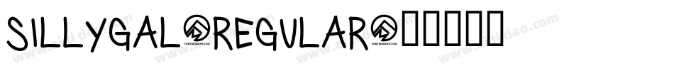 SillyGal-Regular字体转换
