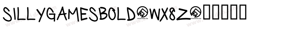 SillyGamesBold-WX8z字体转换