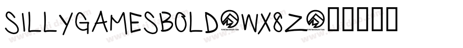 SillyGamesBold-WX8z字体转换