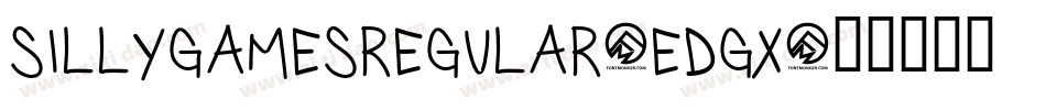 SillyGamesRegular-eDGx字体转换