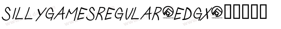 SillyGamesRegular-eDGx字体转换