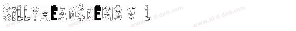 Sillyheadsdemo-v73L字体转换