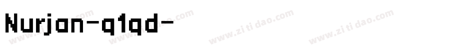 Nurjan-q1qd字体转换