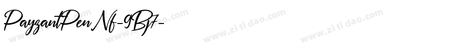 PayzantPenNf-9Bj7字体转换