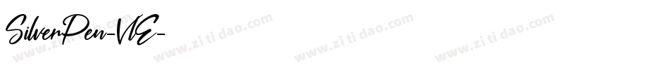 SilverPen-VlE0字体转换