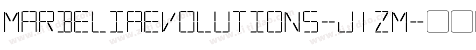 Marbeliaevolutions-J1zm字体转换