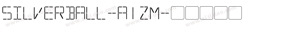 Silverball-A1zm字体转换