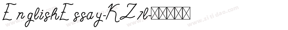 EnglishEssay-KZ7l字体转换