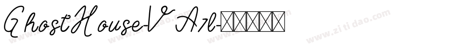 GhostHouse-VA7l字体转换