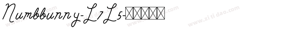 Numbbunny-L7L5字体转换