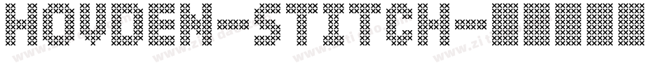 Hovden-Stitch字体转换
