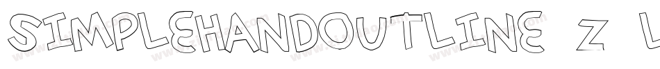 SimplehandOutline-Z5LZ字体转换