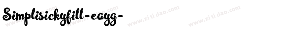 Simplisickyfill-eayg字体转换