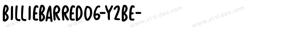 Billiebarred06-y2Be字体转换