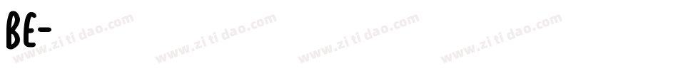 BE字体转换