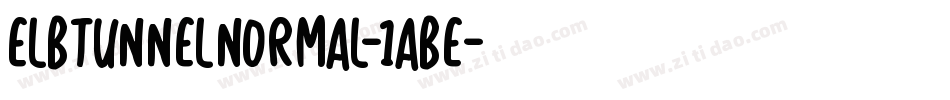 ElbTunnelNormal-1aBe字体转换