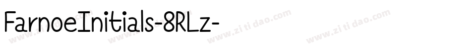 FarnoeInitials-8RLz字体转换