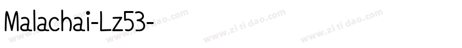 Malachai-Lz53字体转换 Malachai-Lz53字体转换