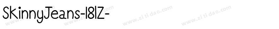 SkinnyJeans-18lZ字体转换