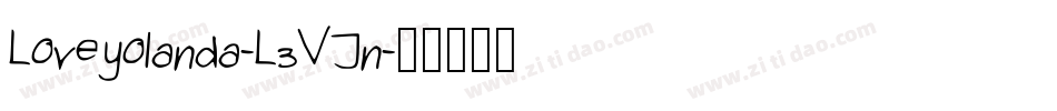 Loveyolanda-L3VJn字体转换