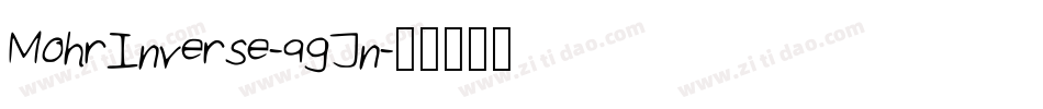 MohrInverse-9gJn字体转换
