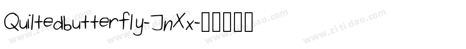 Quiltedbutterfly-JnXx字体转换