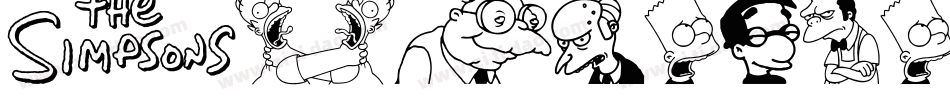 SimpsonsMmmmfont-e5ye字体转换