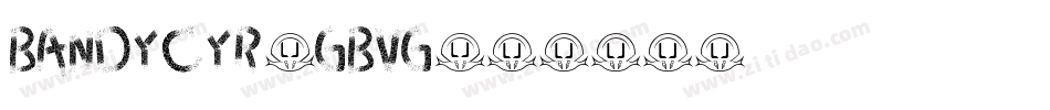 Bandycyr-GBVg字体转换