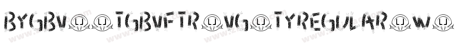 Bygbv76tgbvftr7vg6tyRegular-w22x字体转换