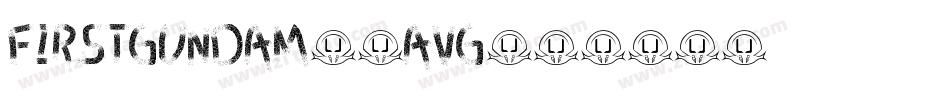 Firstgundam-8aVg字体转换