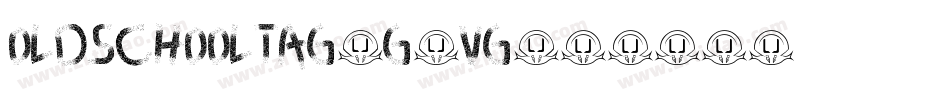 OldschoolTag-G7vg字体转换
