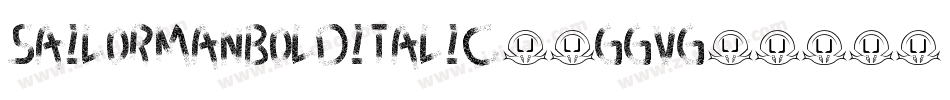 SailormanBoldItalic-1GGVg字体转换